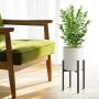 Plant Stand - Metal Plant Stands for Indoor Plants Adjustable for 8-12 inches Plant Pot (not Included), Planter Stand Mid Century Stable & Stylish Plant Pot Stand for Outdoor -1 Pack