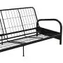 DHP Vermont Metal Futon Frame, Classic Design, Full Sized - Black