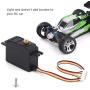 Dilwe RC Car Servo,Durable Metal Gear Servo for WLtoys 12428 / 12427 1/12 RC Car Upgrade Spare Parts