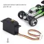 Dilwe RC Car Servo,Durable Metal Gear Servo for WLtoys 12428 / 12427 1/12 RC Car Upgrade Spare Parts