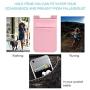 Phone Card Holder for Back of Phone, Stretchy Lycra Wallet Stick On Pocket Credit Card ID Case Pouch Sleeve 3M Adhesive Sticker Compatible with iPhone Samsung Galaxy and More 3Pack - Pink/Black