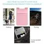 Phone Card Holder for Back of Phone, Stretchy Lycra Wallet Stick On Pocket Credit Card ID Case Pouch Sleeve 3M Adhesive Sticker Compatible with iPhone Samsung Galaxy and More 3Pack - Pink/Black