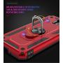 SUSAA Galaxy J7 2018 Case,Samsung Galaxy J7 Aero/J7 Top/J7 Crown/J7 Aura/J7 Refine/J7 Star/J7 Eon Case, 360 Degree Rotating Ring Holder Kickstand Case for Galaxy J7 2018 Red
