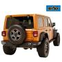 EAG Full Width Rear Bumper with Parking Sensor Mount Bracket and D-Ring Fit for 18-21 Wrangler JL