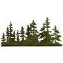 Sizzix, Multi Color, Thinlits Die 661604, Tree Line by Tim Holtz, One Size
