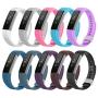 AIUNIT Compatible Alta and Alta HR Band, Replacement for Alta Newest Accessory Wristband Large w/Metal Clasp for Alta/Alta HR/Ace 10Pack Women Men Boys Girls Laser