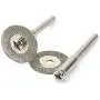 Dophee 10pcs Mini Diamond Coated Cutting Off Discs Fit Rotary Tool Replacement for Dremel Drill (16mm) Dophee 10pcs Mini Diamond Coated Cutting Off Discs Fit Rotary Tool Replacement for Dremel Drill (16mm)