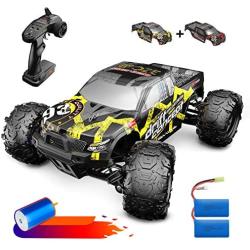 DEERC Brushless RC Cars 300E 60KM/H High Speed Remote Control Car 4WD 1:18 Scale Monster Truck for Kids Adults, All Terrain Off Road Truck with Extra Shell 2 Battery,40+ Min Play Car Gifts for Boys…