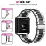 Oitom Metal Bands Compatible with Fitbit Blaze Large,Frame Housing+Stainless Steel Bracelet Replacement Accessory Strap Watch Band for Smart Fitness Watch(Black Frame+Silver/Black Band) Oitom Metal Bands Compatible with Fitbit Blaze Large,Frame Housing+Stainless Steel Bracelet Replacement Accessory Strap Watch Band for Smart Fitness Watch(Black Frame+Silver/Black Band)