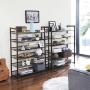 SONGMICS 12-Tier Shoe Rack, Set of 2 Stackable 6-Tier Shoe Organizers, 48-60 Pairs of Shoes, Large Capacity, Metal Mesh Shoe Shelf Storage, Adjustable Flat or Angled Shelves, Bronze ULMR12A SONGMICS 12-Tier Shoe Rack, Set of 2 Stackable 6-Tier Shoe Organizers, 48-60 Pairs of Shoes, Large Capacity, Metal Mesh Shoe Shelf Storage, Adjustable Flat or Angled Shelves, Bronze ULMR12A