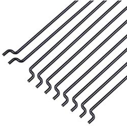 Hobbypark Φ1.2mm x L180mm (7.1 inch) Steel Z Pull / Push Rods Parts for RC Airplane Plane Boat Replacement (Pack of 10)