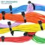 Hmrope 100pcs Cable Zip Ties Heavy Duty 8 Inch, Premium Plastic Wire Ties with 50 Pounds Tensile Strength, Self-Locking Black Nylon Tie Wraps for Indoor and Outdoor Hmrope 100pcs Cable Zip Ties Heavy Duty 8 Inch, Premium Plastic Wire Ties with 50 Pounds Tensile Strength, Self-Locking Black Nylon Tie Wraps for Indoor and Outdoor