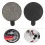 Brake Pads,4 Pairs Red Copper Semi Metal Brake Disc Rotor Pad Replacement Parts for 10in Electric Scooter