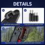 Voodonala for Jeep JK Black Metal Grab Handles Kit for 2007-2018 Jeep Wrangler JK JKU 2 & Unlimited 4 Door