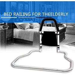 Medokare Bed Rails for Elderly - Hospital Grade Safety Bed Rail for Adults Seniors, Bed Side Handrail, Senior Adult Handrail for King Queen Twin Size Bed, Handicap Bed Assist Rail (Bed Rail w Bag)