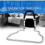 Medokare Bed Rails for Elderly - Hospital Grade Safety Bed Rail for Adults Seniors, Bed Side Handrail, Senior Adult Handrail for King Queen Twin Size Bed, Handicap Bed Assist Rail (Bed Rail w Bag)