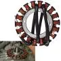 15/20 Amp Magneto Stator For Kohler 237878-S, K241, Stator Coil Replacement Fits 234859 237329 237330 Lawn Mower Tractor Engine 15/20 Amp Magneto Stator For Kohler 237878-S, K241, Stator Coil Replacement Fits 234859 237329 237330 Lawn Mower Tractor Engine