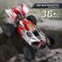 Powerextra Remote Control Car, 1:14 Scale 60+ KMH High Speed RC Cars, 4WD 2.4GHz Off Road Trucks Toys, All Terrain Vehicle Car Gifts with 2 Batteries for Kids & Adults