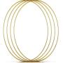 20 Inch Gold Metal Floral Wreath Hoops Macrame Hoop Rings for Wedding, Christmas Wreath Floral Arrangements, Macrame Wall Hanging, Dream Catchers, DIY Crafts and Home Decor (2)