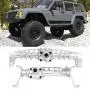Dilwe RC Front Rear Axle, Metal Front Axle Axle Shell Upgrade Parts Accessory Compatible with SCX10 III 1/10 RC Car Model(Silver) Dilwe RC Front Rear Axle, Metal Front Axle Axle Shell Upgrade Parts Accessory Compatible with SCX10 III 1/10 RC Car Model(Silver)