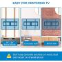 PERLESMITH Tilt Low Profile TV Wall Mount Bracket for 32-82 Inch LED LCD OLED Flat Screen TVs - Fits 16”- 24” Wood Studs, Tilting TV Mount with VESA 600x400 Holds up to 132lbs