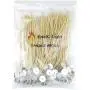 EricX Light Organic Hemp Candle Wicks, 100 Piece 8'' Pre-Waxed by 100% Beeswax & Tabbed, for Candle Making EricX Light Organic Hemp Candle Wicks, 100 Piece 8'' Pre-Waxed by 100% Beeswax & Tabbed, for Candle Making