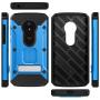Moto E5 Play / E5 Cruise Case, Evocel [Explorer Series Pro] Premium Full Body Case with Glass Screen Protector, Belt Clip, Metal Kickstand for Motorola Moto E5 Cruise/Moto E5 Play, Blue