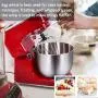 Stand Mixer, CUSIMAX Electric Mixer 800W Tilt-Head Food Mixer with 5-Quart Stainless Steel Bowl, Dough Hook, Mixing Beater and Egg Whisk, Splash Guard, Red Stand Mixer, CUSIMAX Electric Mixer 800W Tilt-Head Food Mixer with 5-Quart Stainless Steel Bowl, Dough Hook, Mixing Beater and Egg Whisk, Splash Guard, Red