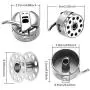 3 Pieces Sewing Machine Bobbin Case and 15 Pieces Sewing Machine Bobbins Metal Sewing Bobbins for Craft Sewing, Compatible with Front Loading 15 Class Machines 3 Pieces Sewing Machine Bobbin Case and 15 Pieces Sewing Machine Bobbins Metal Sewing Bobbins for Craft Sewing, Compatible with Front Loading 15 Class Machines
