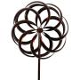 Bronze Flower Style Kinetic Wind Garden Spinner