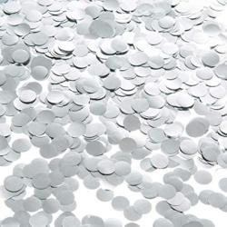 Ultimate Confetti 1'' Silver Metallic Confetti Circles-30,000 Pieces-Perfect for Weddings-NYE-Decorations-Balloons-Parties