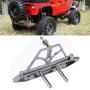 RC Car Bumper, CNC Metal RC Car Front Rear Bumper with Spare Tire Carrier for Axial SCX10 SCX10 II Replacement Parts RC Car Bumper, CNC Metal RC Car Front Rear Bumper with Spare Tire Carrier for Axial SCX10 SCX10 II Replacement Parts