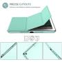 ProCase iPad 9.7 Case (Old Model) 2018 iPad 6th Generation / 2017 iPad 5th Generation Case - Ultra Slim Lightweight Stand Case with Translucent Frosted Back Smart Cover for iPad 9.7 Inch –Mint