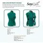 Dritz Sew You Adjustable Dress Form, Medium, Opal Green