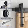 SMARTSTANDARD 6.6ft Heavy Duty Sturdy Sliding Barn Door Hardware Kit -Smoothly and Quietly -Easy to install -Includes Step-By-Step Installation Instruction Fit 36''-40'' Wide Door Panel (I Shape Hanger) SMARTSTANDARD 6.6ft Heavy Duty Sturdy Sliding Barn Door Hardware Kit -Smoothly and Quietly -Easy to install -Includes Step-By-Step Installation Instruction Fit 36''-40'' Wide Door Panel (I Shape Hanger)