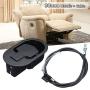 Oeey Metal Recliner Handle Replacement Parts with Cable, Pull Recliner Handle Chair Couch Release Handle for Sofa or Recliner, Fits Most Recliner Sofa