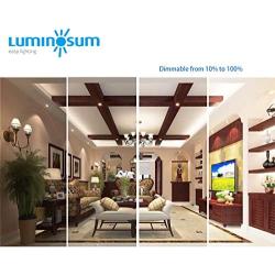 LUMINOSUM 4 Inch 9W COB LED Gimbal Downlight with Junction Box, 700lm, 60W Equiv, Dimmable IC Rated Airtight, ETL & Energy Star Listed, Warm White 3000k, 12-Pack