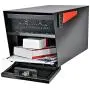 Mail Boss 7506 Mail Manager Curbside Locking Security Mailbox, Black,Large
