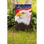 Clever Creations Garden Flag Stand, Premium Weatherproof Metal Powder Coated Flag Pole Holder, Perfect for 12 x 18 Inch Flags, Easy Assembly, 2 Pack