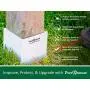 Post Shields Post Protector – This Protects Your Mailbox, Deck & Fence Posts from Damage by Lawn Maintenance Equipment – Fits Wood & Metal Posts – No Tools, Screws or Nails Needed