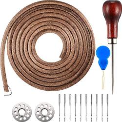 Norme 1 Pack 183 cm 3/16 Inch Leather Belt Treadle Parts with Hook Compatible with Singer/Jones Sewing Machine