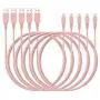 iPhone Charger Cable 6ft 5Pack,iPhone Cable 6 Foot Ailawuu iPhone Cord Sync USB Fast Charging Compatible with iPhone 11/11 Pro/Pro Max/X/XS Max/XR/8/8 Plus/7/7 Plus/iPad/iPod (Pink) iPhone Charger Cable 6ft 5Pack,iPhone Cable 6 Foot Ailawuu iPhone Cord Sync USB Fast Charging Compatible with iPhone 11/11 Pro/Pro Max/X/XS Max/XR/8/8 Plus/7/7 Plus/iPad/iPod (Pink)