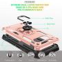 Galaxy S10E Case with HD Screen Protector, Gritup Military Grade 15ft. Drop Tested Cover with Magnetic Ring Kickstand Compatible with Car Mount Holder, Phone Case for Samsung Galaxy S10E Rose Gold