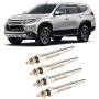 KIMISS 4pcs Diesel Heater Glow Plugs,Metal Material Heater Plugs, Glow Plugs for MITSUBISHI PAJERO SHOGUN 1994-1999 2.8 TD