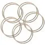 10pcs Gold Dream Catcher Metal Rings Supplies, Metal Hoops Macrame Creations Ring for Crafts (7.5inch)
