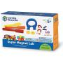 Learning Resources Super Magnet Lab Kit, STEM Toy, Critical Thinking, 119 Pieces, Ages 5+