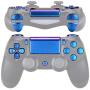 eXtremeRate D-pad R1 L1 R2 L2 Trigger Touchpad Action Home Share Options Buttons, Chameleon Purple Blue Full Set Buttons Repair Kits with Tools for Playstation 4 PS4 Slim PS4 Pro CUH-ZCT2 Controller eXtremeRate D-pad R1 L1 R2 L2 Trigger Touchpad Action Home Share Options Buttons, Chameleon Purple Blue Full Set Buttons Repair Kits with Tools for Playstation 4 PS4 Slim PS4 Pro CUH-ZCT2 Controller
