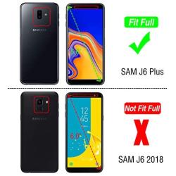 Galaxy J6 Plus Phone Case,Samsung Galaxy J6 Prime Case,Samsung Galaxy J6+ Case with HD Screen Protector, Gritup 360 Degree Rotating Metal Ring Holder Kickstand Phone Case for Galaxy J6 Plus Black