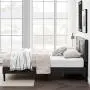 VECELO Upholstered Platform Bed Frame with Height Adjustable Headboard/Mattress Foundation with Strong Slat Support, Easy Assembly, Full, Dark Grey VECELO Upholstered Platform Bed Frame with Height Adjustable Headboard/Mattress Foundation with Strong Slat Support, Easy Assembly, Full, Dark Grey