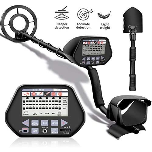 Metal Detectors for Youth & Kids, High Accuracy 10'' Waterproof Discovery Metal Detector, 3 Audio Tone & DISC Modes, Junior Metal Detector Aneken -GC1020